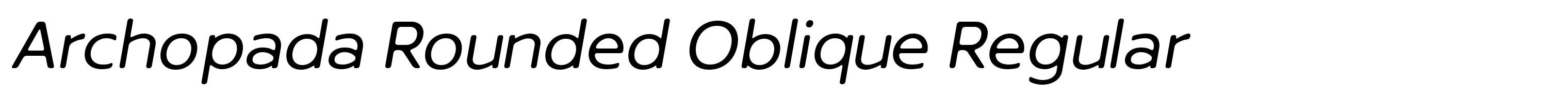 Archopada Rounded Oblique Regular